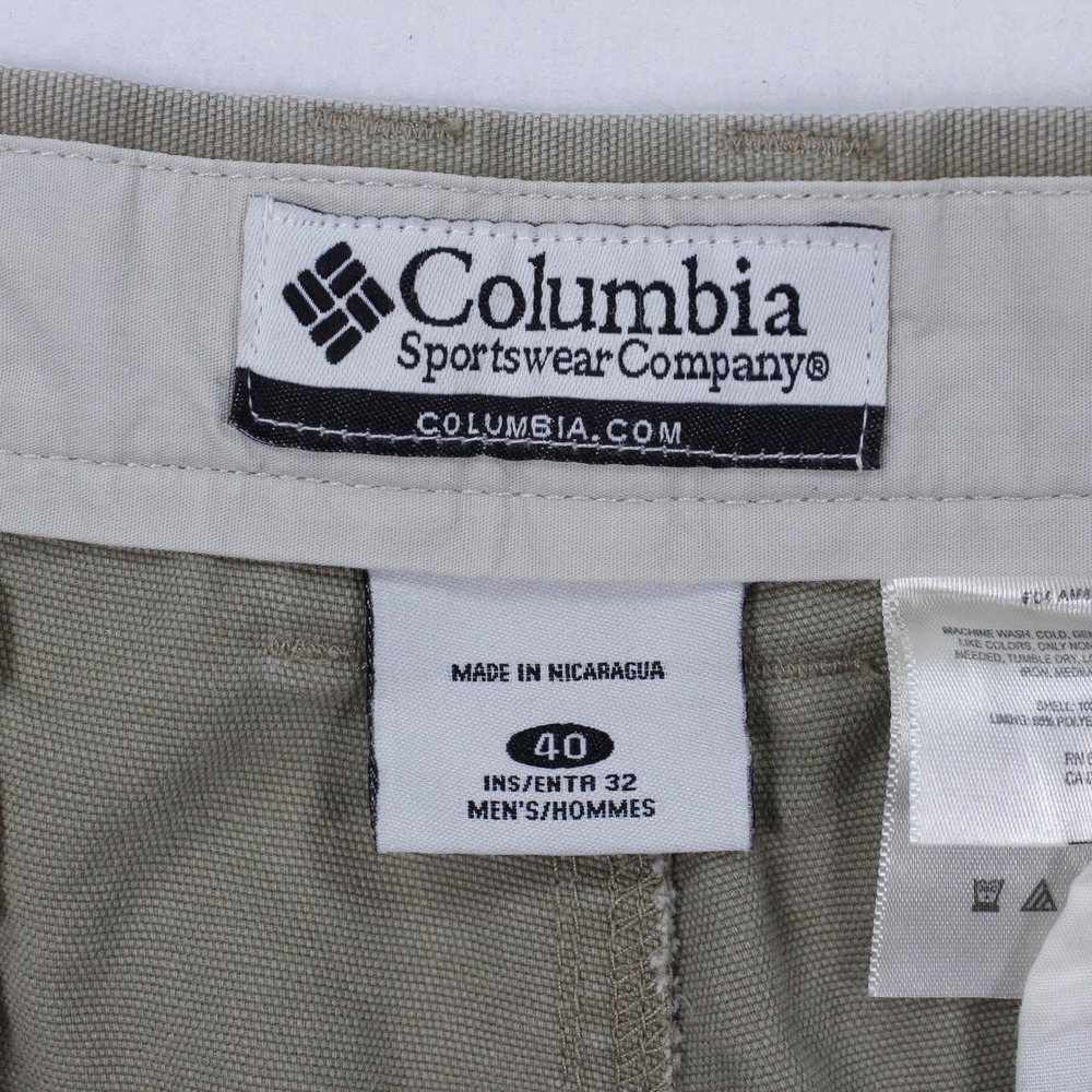 Columbia Roc Pant Men 40x32 Khaki Granite Cloth Utility Hiking Outdoor Casual - Picture 5 of 9